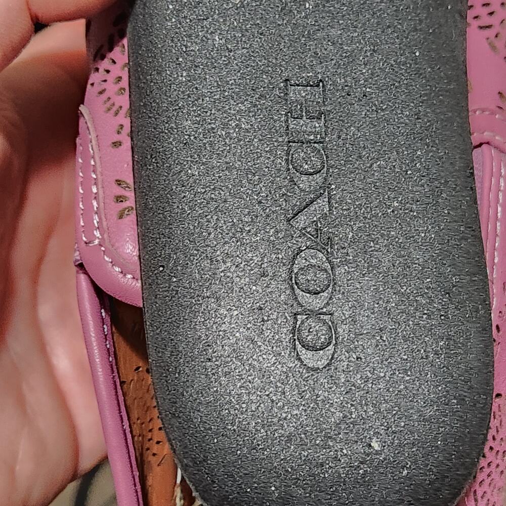 Coach slip on sneakers 11 inches long = size 10 no tag classic beachy luxury - Picture 9 of 10